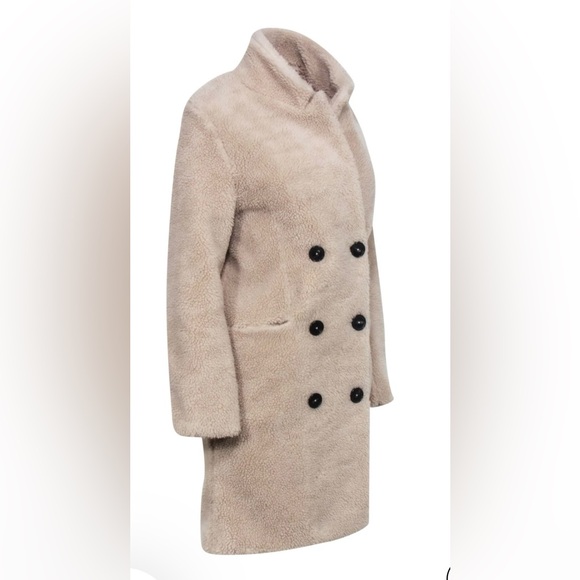 Zadig & Voltaire Faux Shearling Teddy Coat - Picture 2 of 3